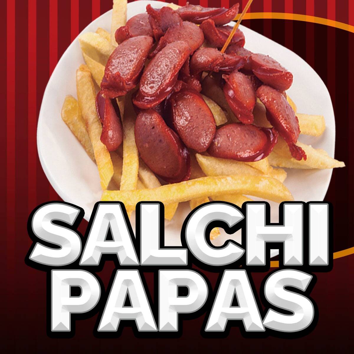 Salchipapas Media O