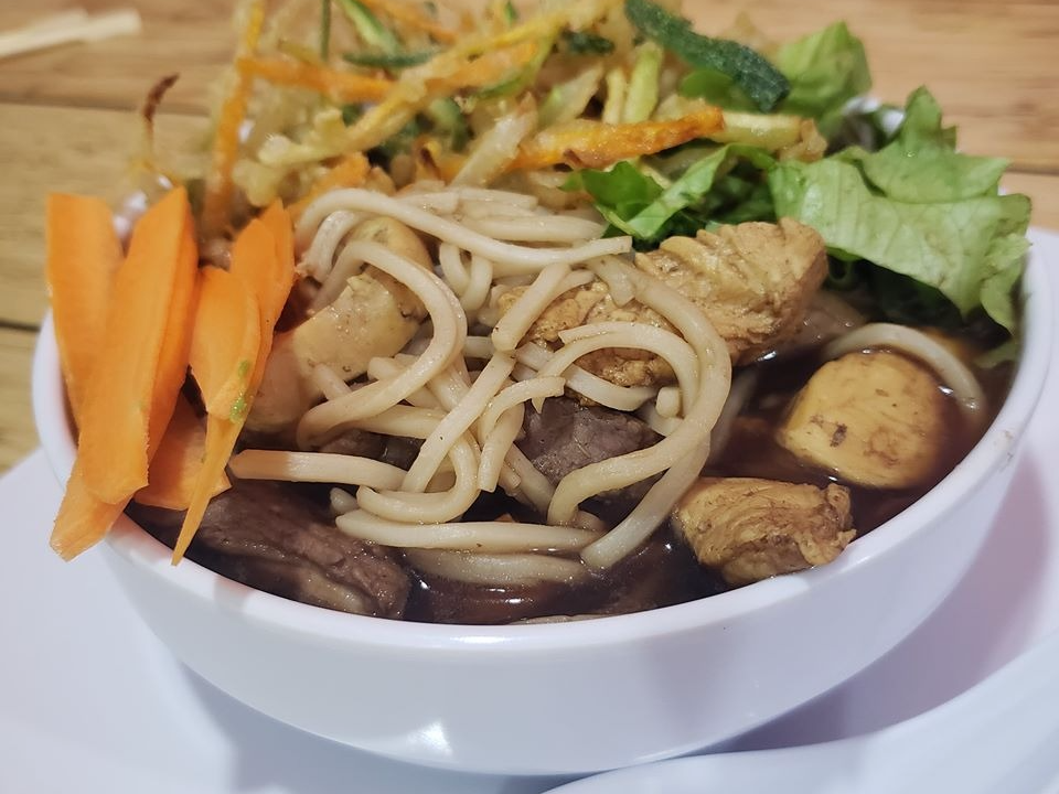 Ramen Pollo y Arrachera