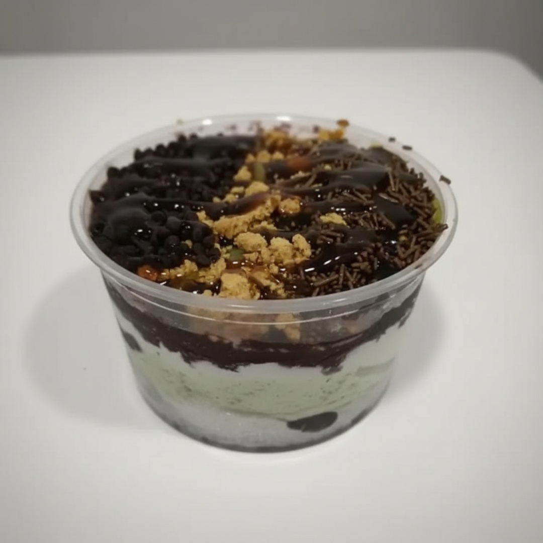 Açaí Premium Cremoso de 500g, nessa opção você monta o seu açai de acordo com o seu gosto. cada item é cobrado separado do açaí. se quiser pode pedir os itens separados do açaí.