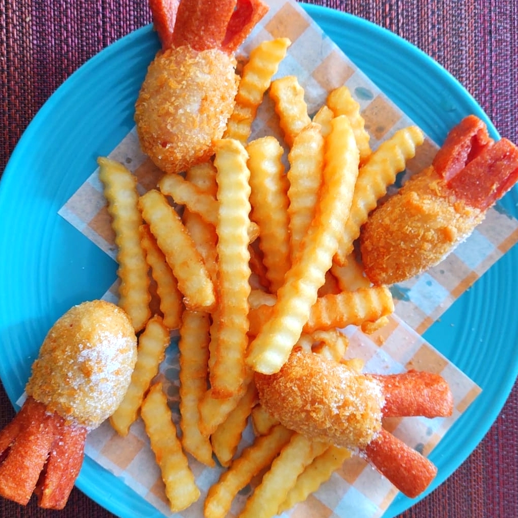 Salchipulpitos con Orden de Papas a la Francesa