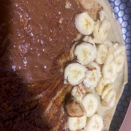 Crepa de Platano con NUTELLA