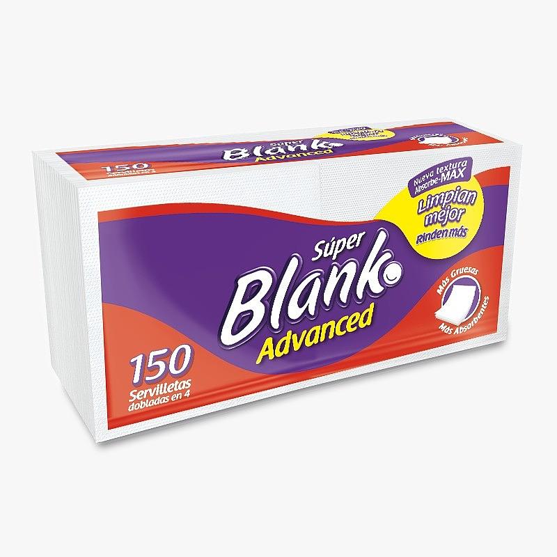 SERVILLETAS SUPER BLANKO *150 UN